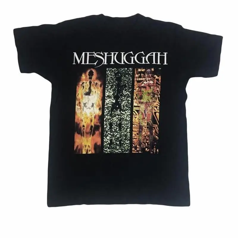 

Футболка Meshuggah Destroy Erase Improve, хлопковая черная, от S до 5Xl