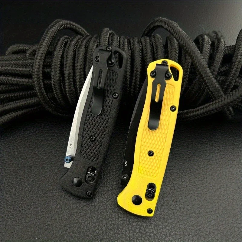 Multi Colors BM 535/533 Outdoor Camping Folding Pocket Knife Drop Point Blade Nylon Fiber Handle High Hardness Utility Knives