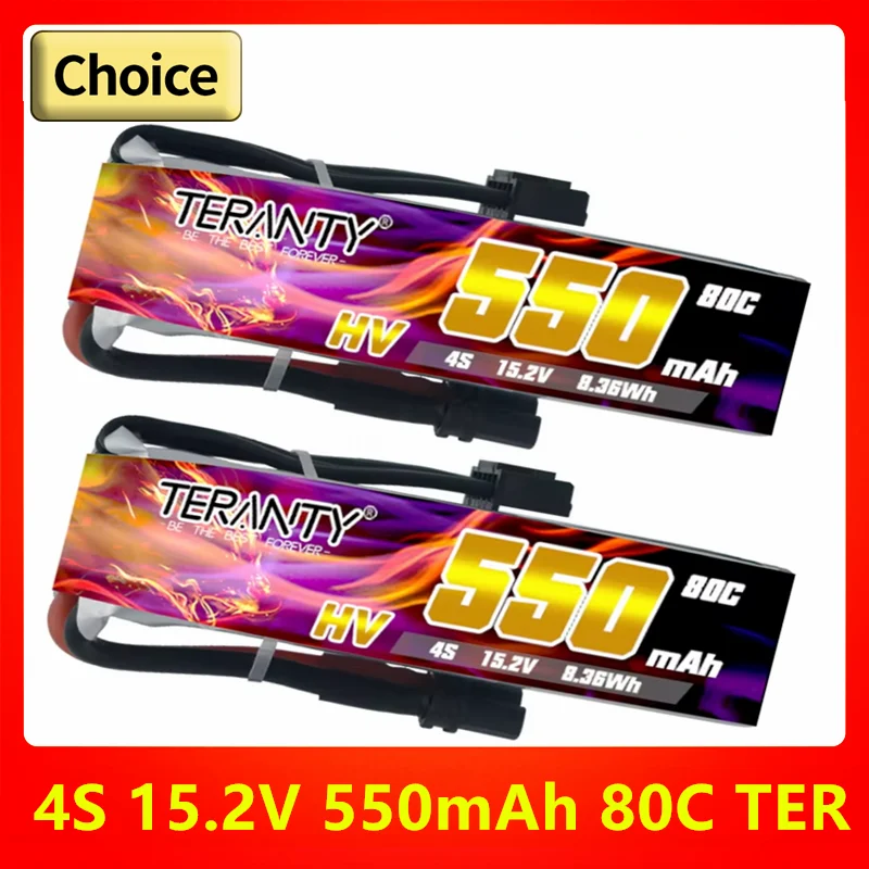 TREANTY 550mAh 4S 80C/160C 15.2V Indoor Traversing Aircraft Model FPV High magnification Long Range Lithium Battery HV