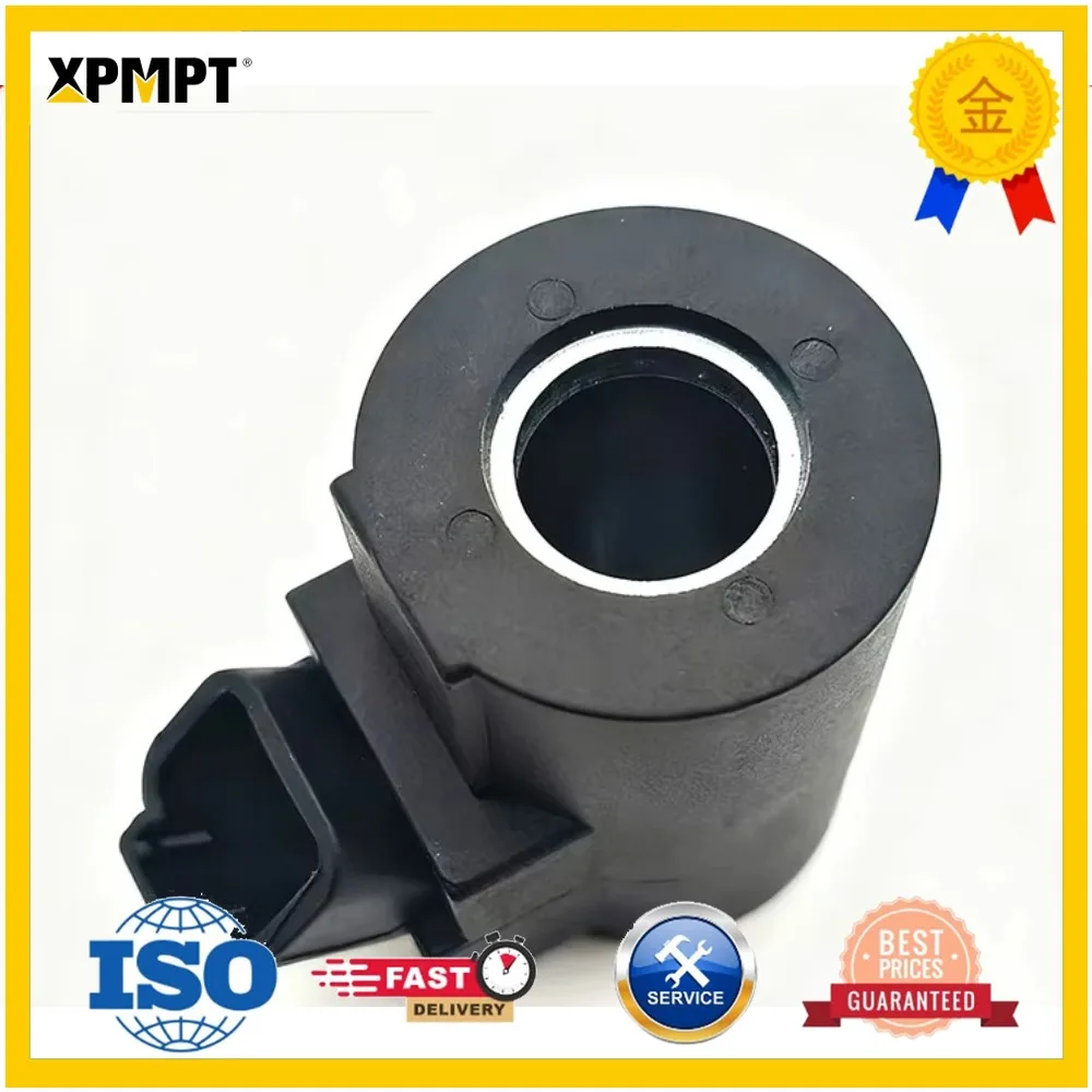 24V 27W Solenoid Valve Coil 280151 14616530 14616529 for Excavator EC360 EC380 EC460 EC480 Electric Parts