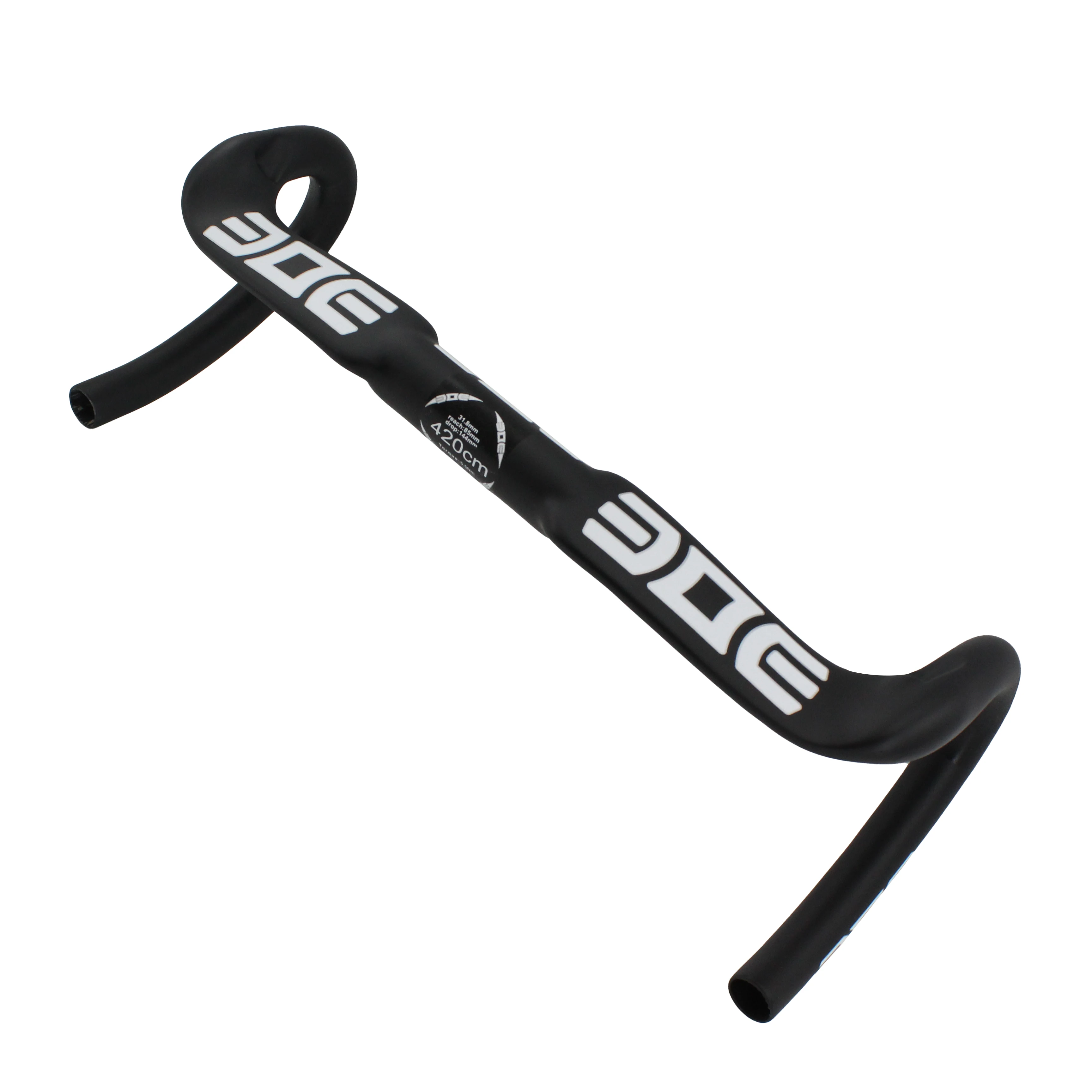 Newest Windreaver Racing Road bike Matt UD Full Carbon Fibre Bicycle Handlebar Carbon bent bar 31.8*400-440mm lightest