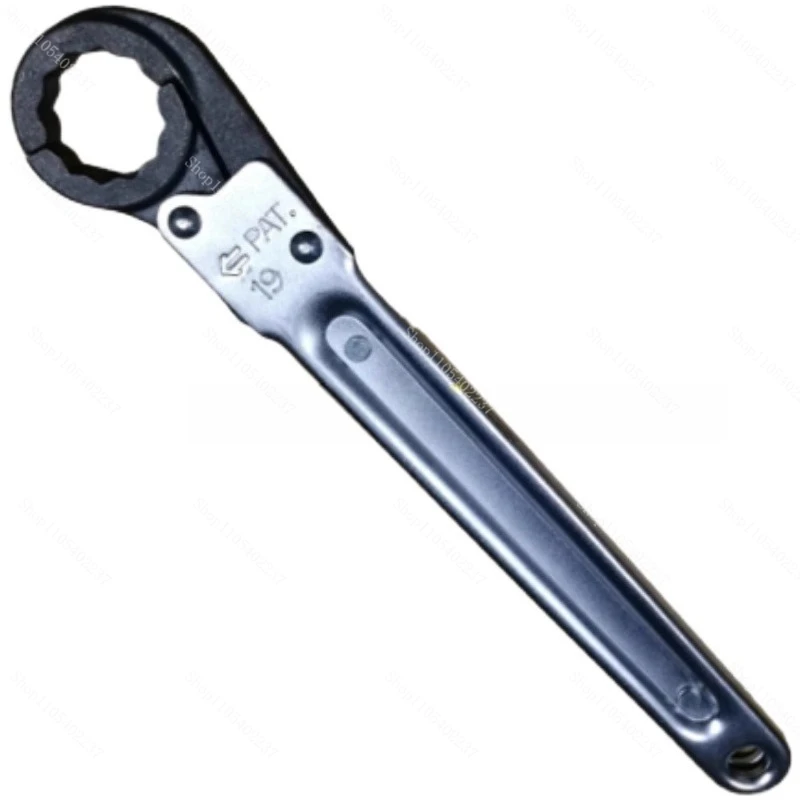 Auto Ratcheting Oil Pipe Wrench Box End Open End Quick Wrench Tool