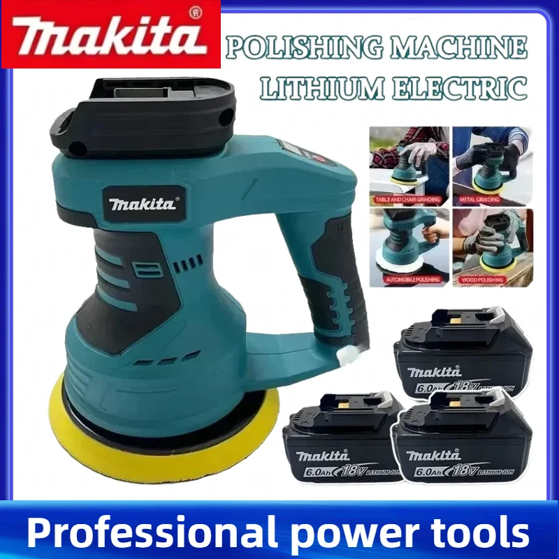 

Makita 18V Rechargeable Auto Polishing Machine Cordless Multifunction Tool for Car Waxing Glazing Sealing & Fine Sanding