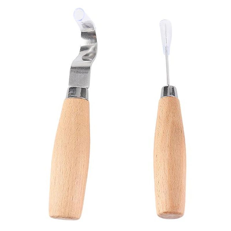 Beech Wood Chisel Woodworking Cutter Hand Tools Wood Carving Knife DIY Peeling Woodcarving Sculptural Spoon Knife Handmade Knife