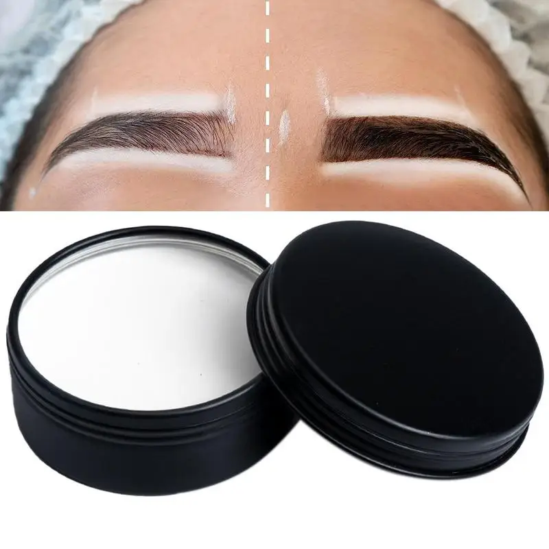 

Brow Mapping Paste Eye Eyebrow Tinting Tool For Professionals Beginners Positioning pigment White Eyebrow Mapping Paste 20g