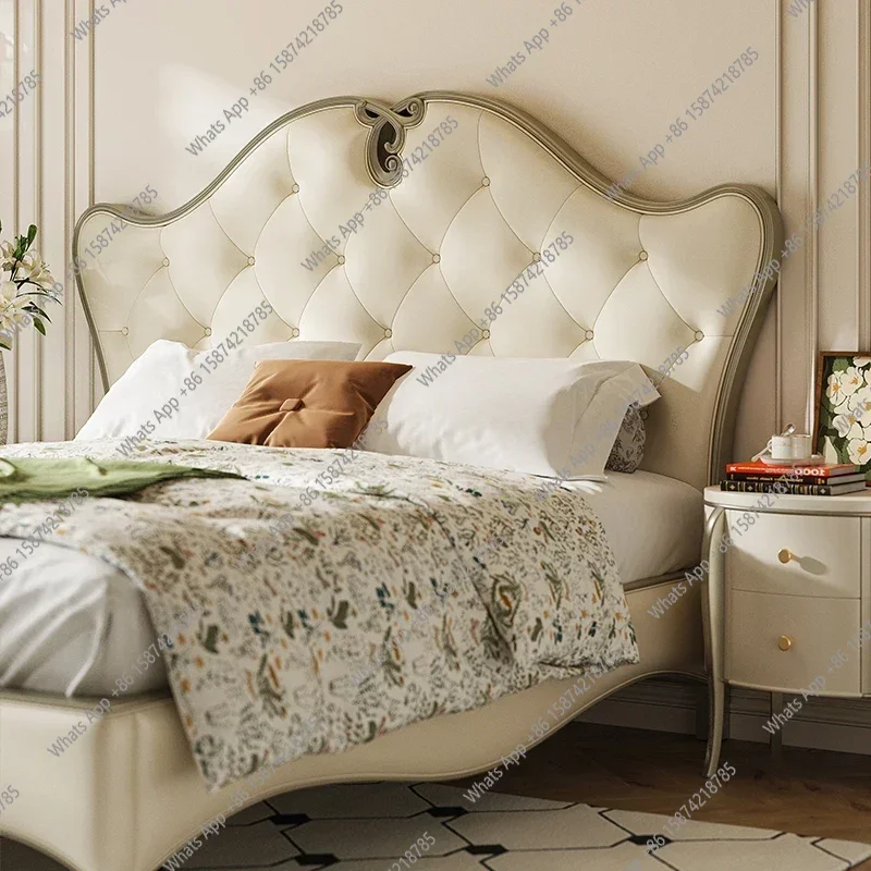 X American Estetica Letto Camera da letto Confortevole moderno Letto di lusso leggero di alta qualità Minimalista Letto Matrimoniale Mobili per la casa