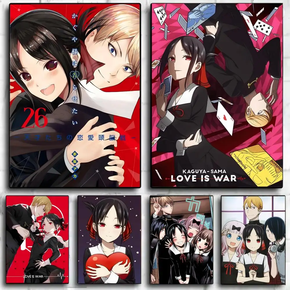 Póster de cómic K-Kaguya-sama Love Is War, póster impreso para pared, Mural decorativo, decoración del hogar, regalo sin marco, 1 ud.