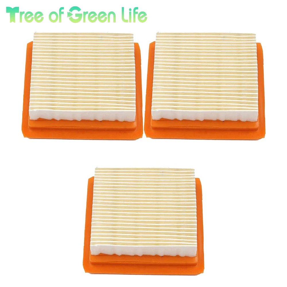 Pack of 3 Air Filter Cleaner For STIHL FS120 FS200 FS220 FS250 FS300 FS350 FS400 FS450 FS480 String Trimmer Strimmer 41341410300