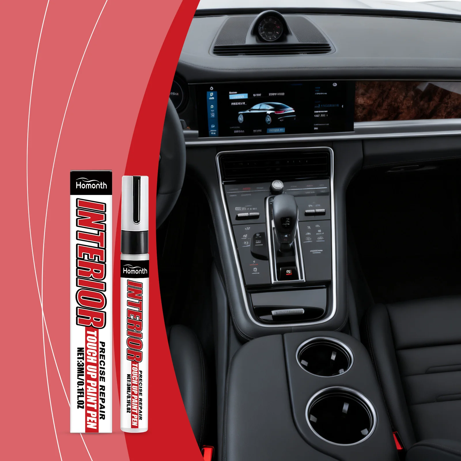 Car Touch-Up Paint Pen-Quick-Drying Auto Body Scratch Repair,Paint Care & Refinishing Pen for Seamless Vehicle Color Restoration