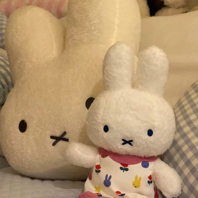 Miffy Kawaii Animedoll Sleep Pillow Doll Cute Plush Toys Birthday Gift Girls Simple Exquisite Soft Fashion Ins Style Girly Heart