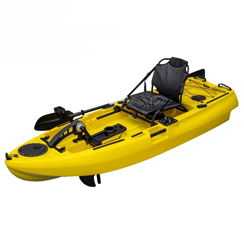 Factory Direct New Arrival Motorized Pedal Drive Kayak  Fishing Boat Single Seat