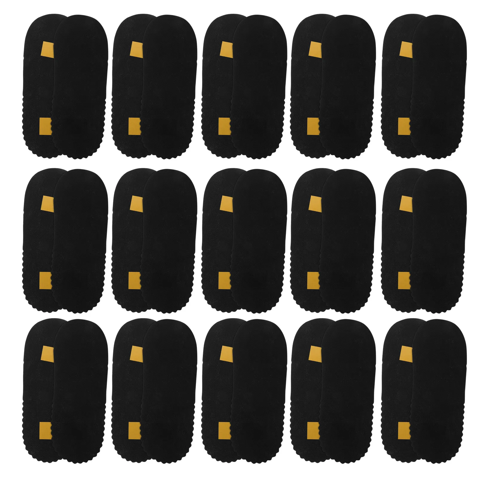 

25 пар одноразовых нетканых клейких накладок для ног для защиты при моментальном загаре, для использования в салонах, спа-салонах, на пляже и дома, защитные чехлы для ног при загаре