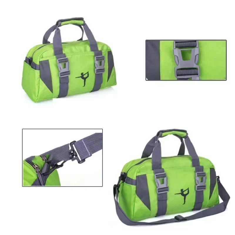 Yoga Fitness Bag Waterproof Nylon Training Shoulder Crossbody Sport Bag For Women Fitness Travel Duffel Clothes Gym Bags