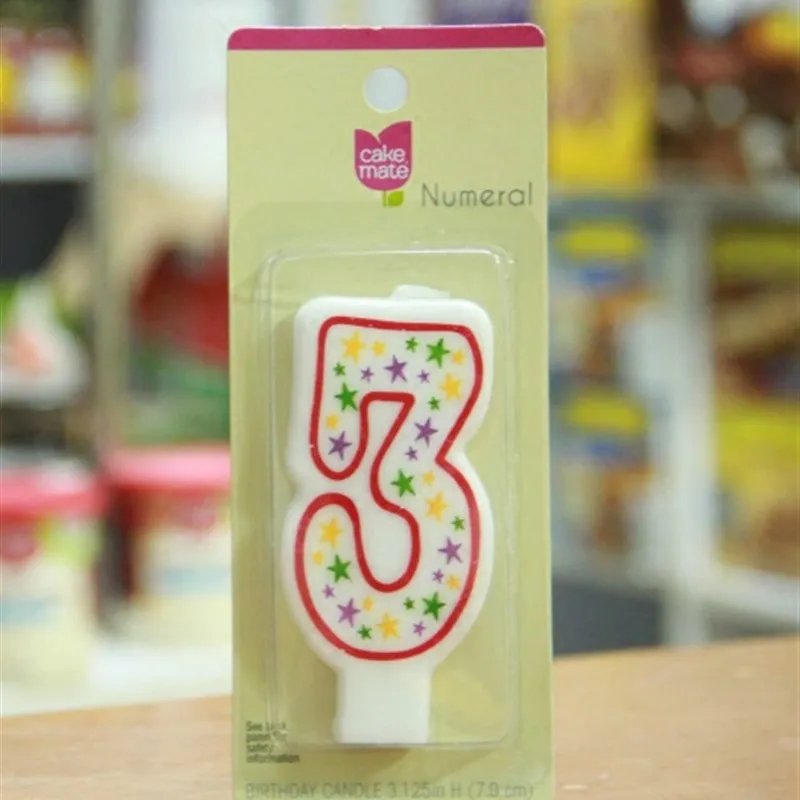 

Birthday Cake Number Candles Digital Design Festive Decoration Elements Rechargeable Timed Cup Wax Birthday Celebration