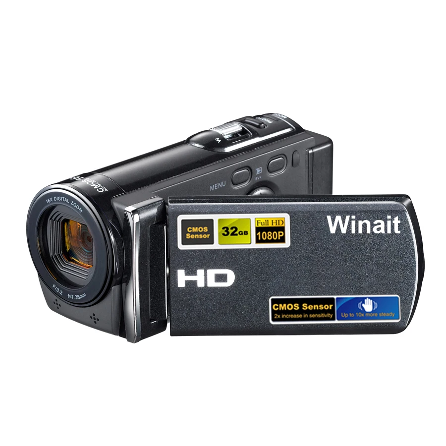 Winait Second Hands Full HD1080p Digital Video Camera with 3.0'' Color Display