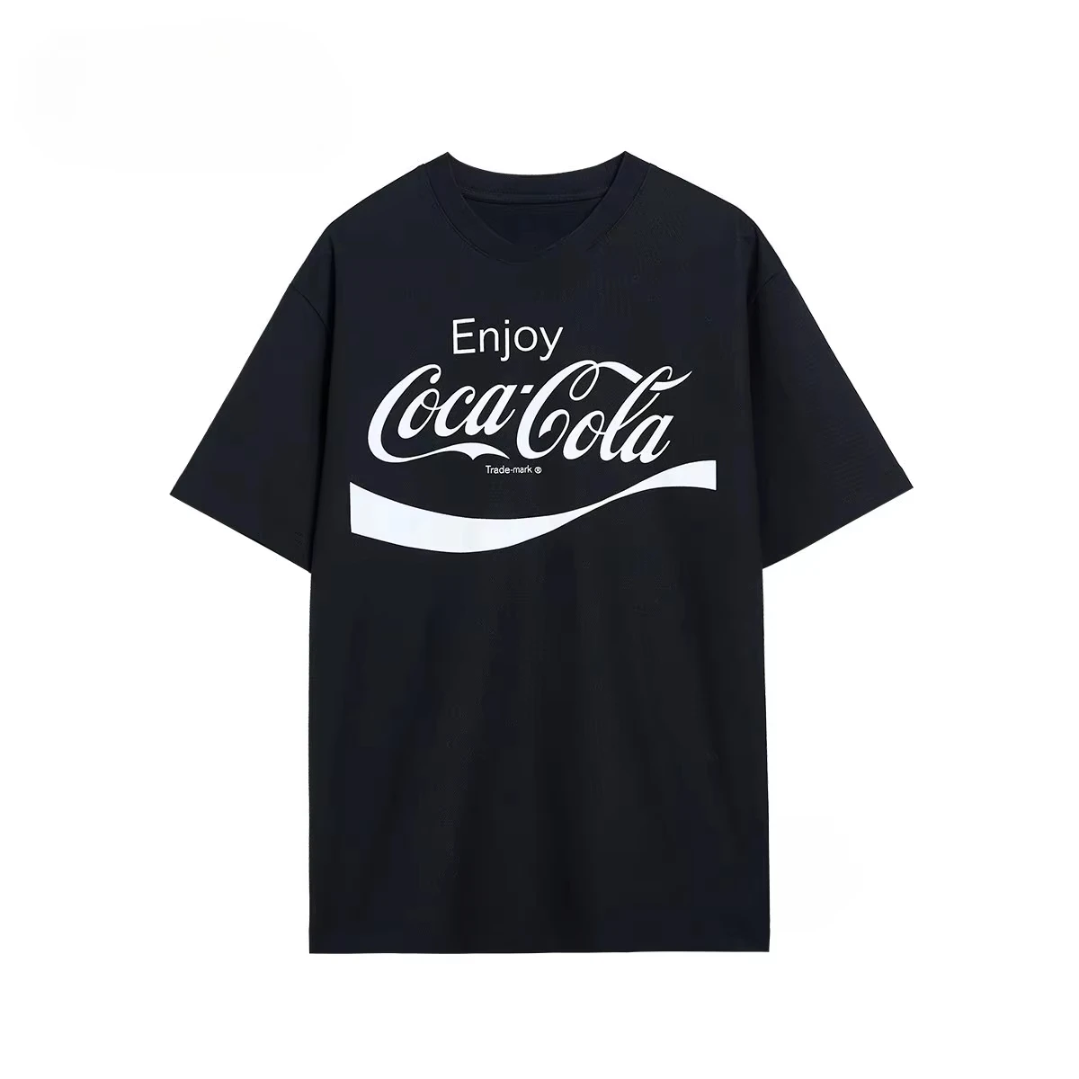 

Trendy Fashion Coke Simple Letter Logo Red Luxury Casual T-Shirt Men's and Women's Luxury Top Fashion Casual Streetwear Top