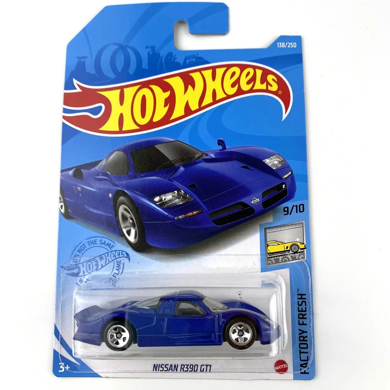 2021-138 Hot Wheels Cars NISSAN R390 GT1 1/64 Metal Die-cast Model Collection Toy Vehicles