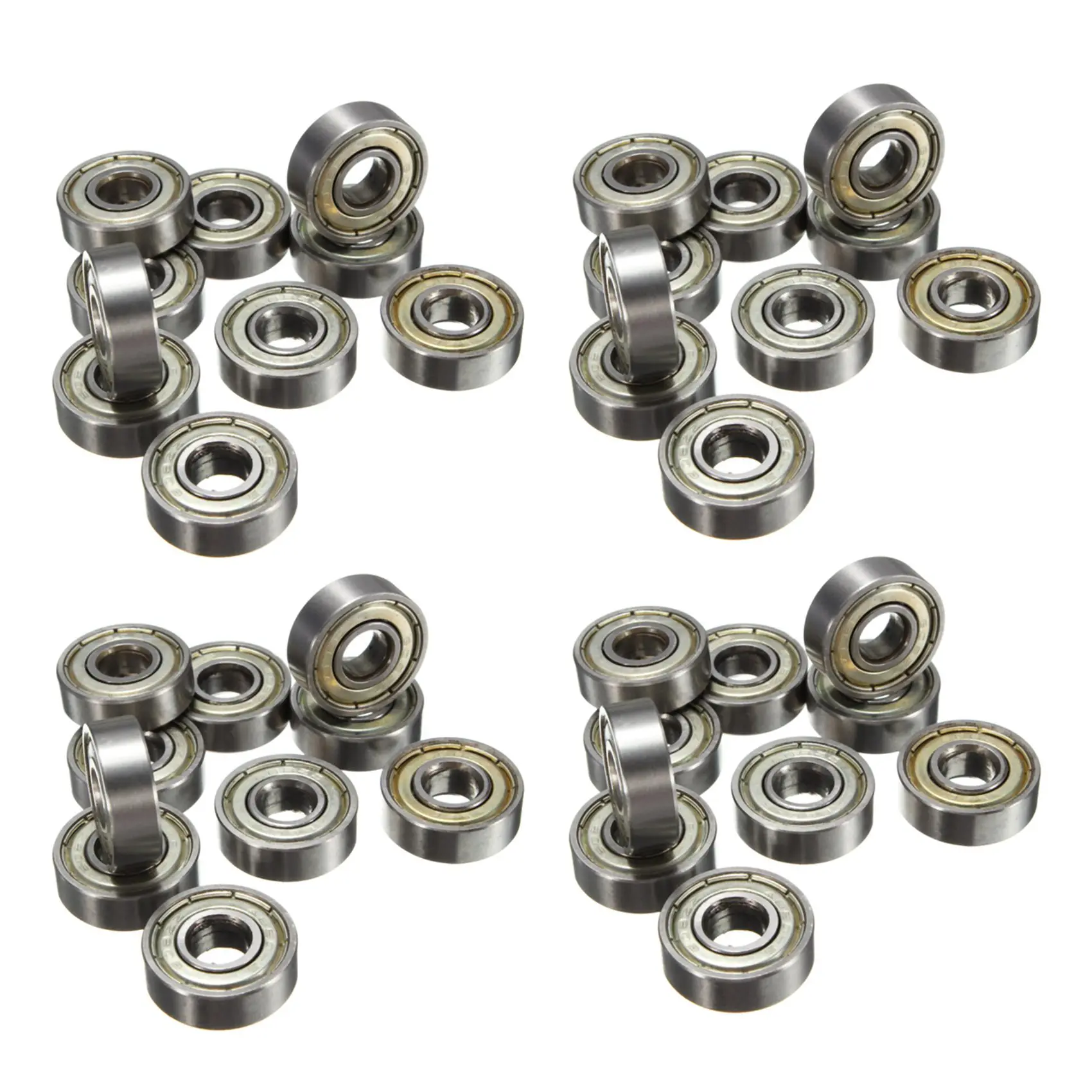 40Pcs 8 x 22 x 7mm Skateboard Sco​Oter Roller Blade Bearings Wheels ABEC-5 608ZZ