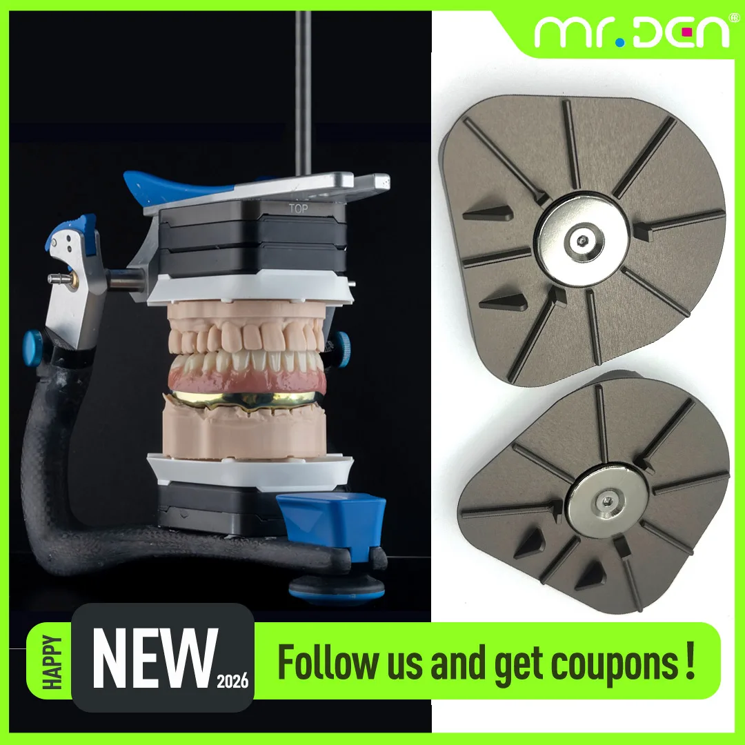 

MR DEN Dental Lab Magnetic Articulator Shim Pad for CAD CAM Occlusion Scan Universal Digital Articulator Shim Pads