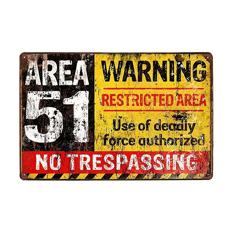 Vintage Funny Metal Sign for Home, Bar, Diner, and Man Cave - Retro Wall Decor for Men and Women Metal decorative plaques