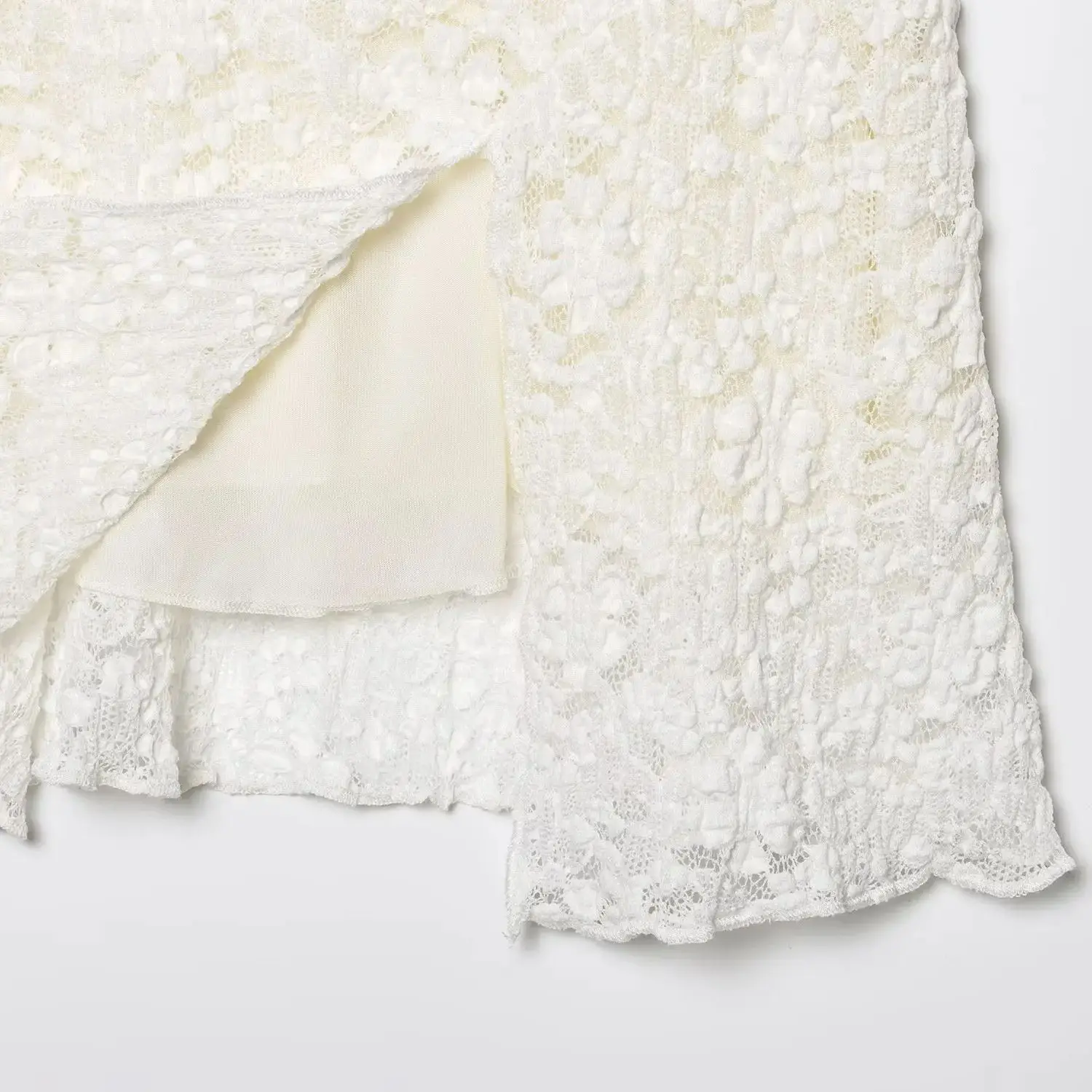 2025 مثير بيج أسود شير الجاكار الدانتيل فستان بدون حمالات المرأة الجانب سستة منخفضة الخصر شق هيم صديرية دائرية رداء قصير