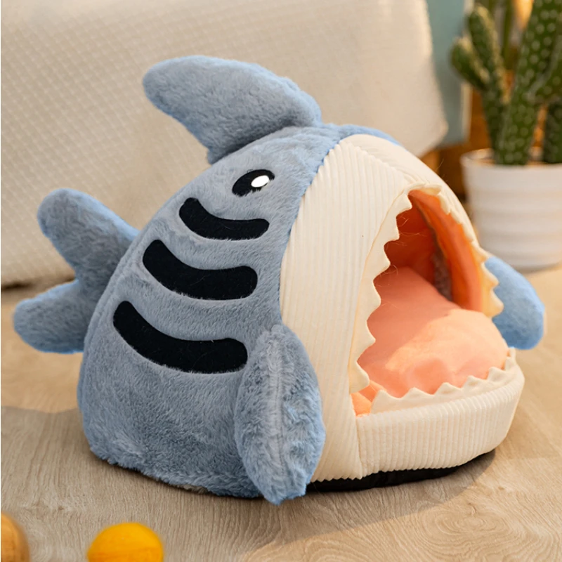 Shark Doghouse Winter Warm Mongolian Bag Semi-Closed Sense of Security Four Seasons Universal Winter