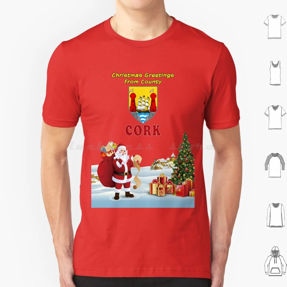 County Cork T Shirt Big Size 100% Cotton Cork Cork City County Cork Munster Ireland Rebel County
