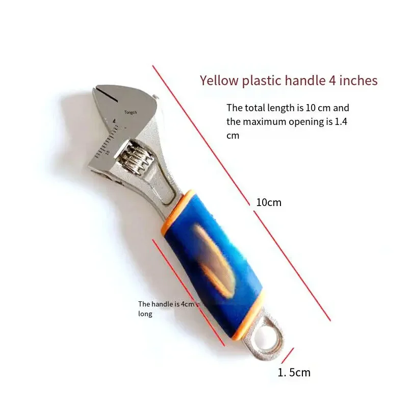 

Musical Instrument Repair Mini Wrench Guitar Screw 4 Inch Wrench Rubber Handle