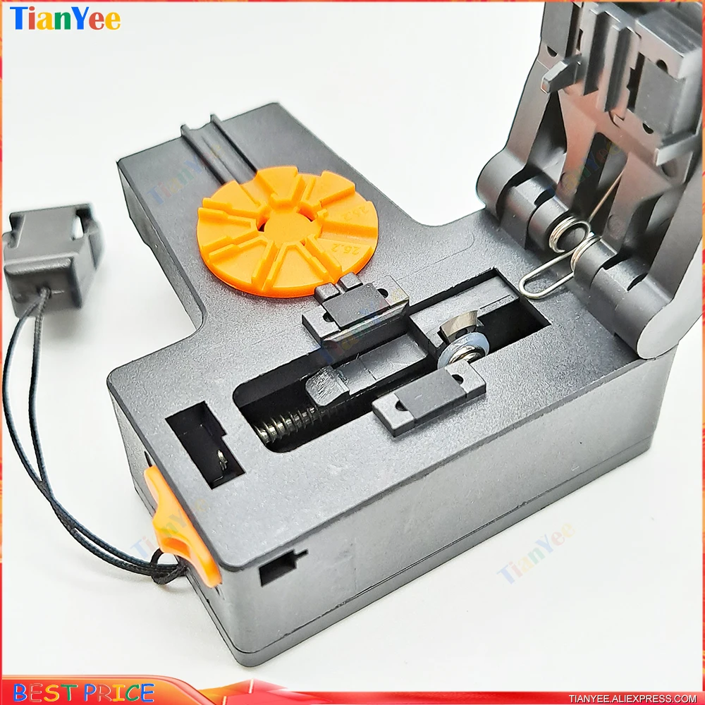 1pcs FC-20D FC-20T Optical Fiber Cutter Tungsten Steel Sheet Fiber Optical Cleaver Mini Plastic Cleaver Portable light cutter