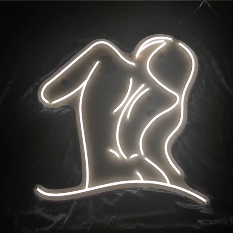 Neon Art Sensual Nude Femal Body Neon Sign, Sesual Woman Body Bedroom Wall Art, Sexy Body Led Sign, Couple Erotis Room Decor