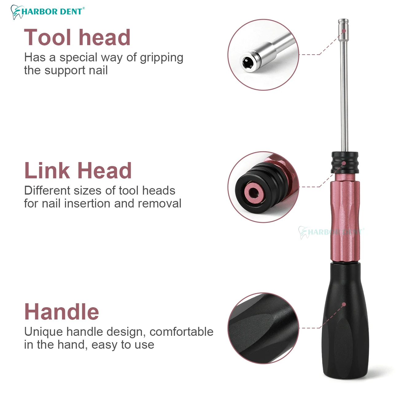 NEW Orthodontic Mini Micro Bone Screws Titanium Screwdriver Self-Drilling Screwdriver Titanium Tool Dentistry Product