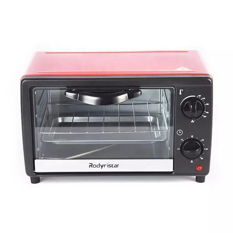 13L Mini Gas Oven Double Grill Full Uniform Heating Pizza Turkey Indicator Light Timing Electric Toaster Oven