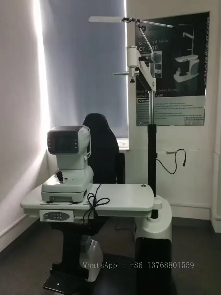 CT-500 Ophthalmology Vision Tester Phoropter Simulator CT-500 Ophthalmic Refraction Chair Unit Combined Table