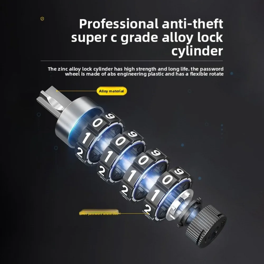 Helmet Lock, Electric Bike, Bicycle Password, Anti-theft Lock, Fixed Wire Lock, Motorcycle Cable Lock