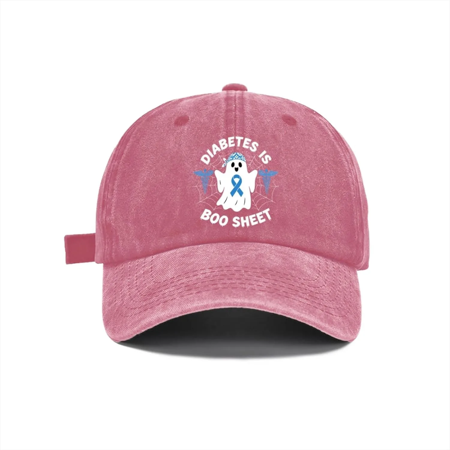 Diabetes is Boo Sheet Halloween Baseball Cap