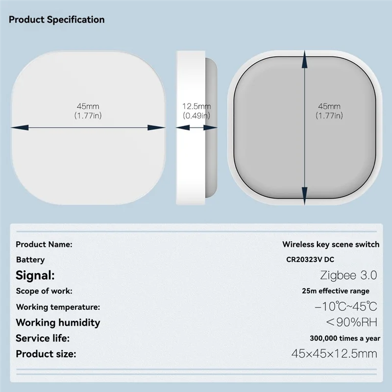 

ELECT-многоценный переключатель Tuya Zigbee, умный беспроводной кнопочный переключатель, 2 шт., сценарий автоматизации с дистанционным управлением