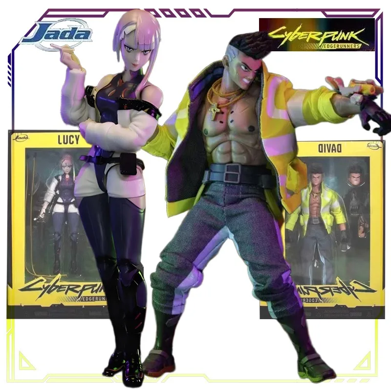

Jada Original Cyberpunk Edge Walker Series LUXY\DAVID Anime Action Figure Assembly Model Toys Collectible Model Gifts for Boys