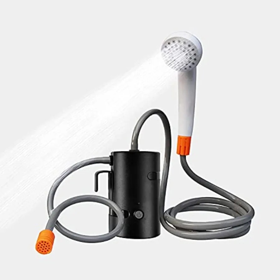 

Portable Outdoor Shower, 2 Flow Mode, 4400mAh Battery Powered Shower Pump for Hiking/Backpacking, Travel, Beach, Pet, Flowering