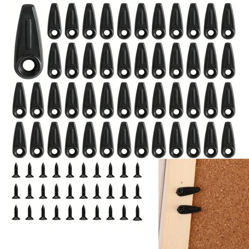 1-10Bags Turn Button Fasteners Plastic Screws Included Lightweight Frame Backing Clips for Canvas Art Picture Hanging