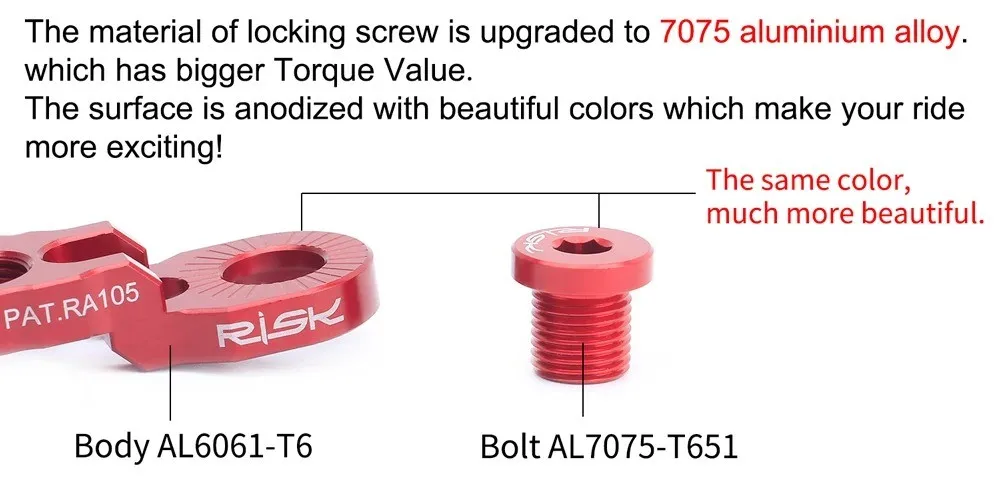 RISK Fahrrad-Schaltaugenverlängerung für Rennrad und Mountainbike – Adapter für Schaltaugen – Detail 8