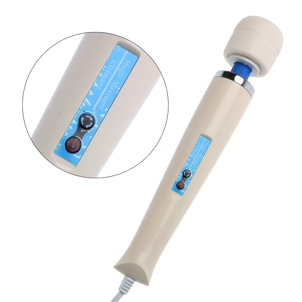 IKOKY Magic Wand Massager 30 Speed Big Size AV Rod Vibrator Sex Toys for Women Powerful Erotic Toys Clitoris Stimulator