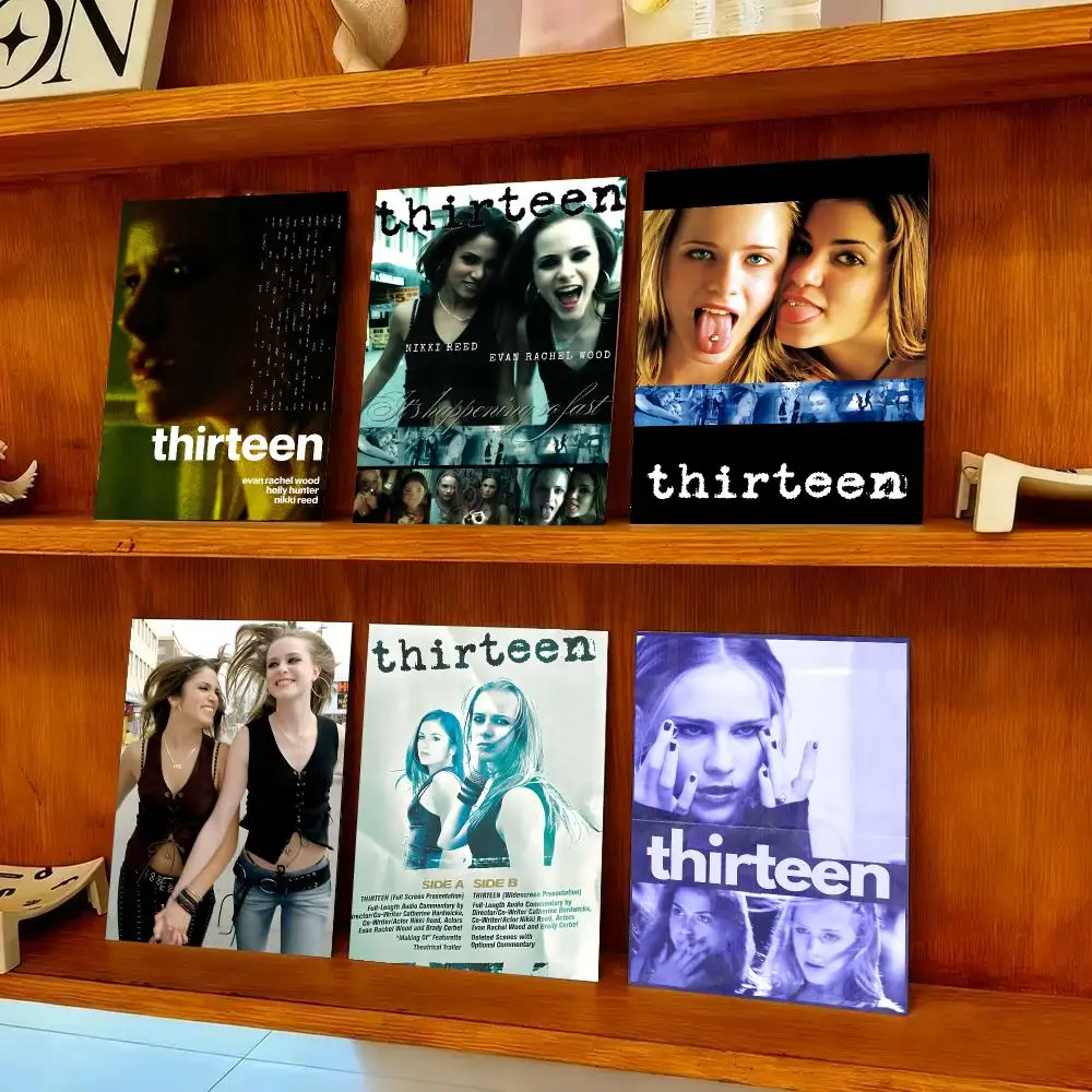 Movie Thirteen Poster HD Self-adhesive Waterproof Paper Sticker Suitable For Living Rooms Bedrooms Home Decor