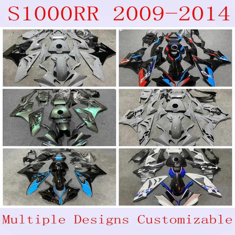 4 Gift new ABS fairing kit for BMW S1000RR 2009 10 11 12 13 2014 car accessories with fuel tank cover can be customized