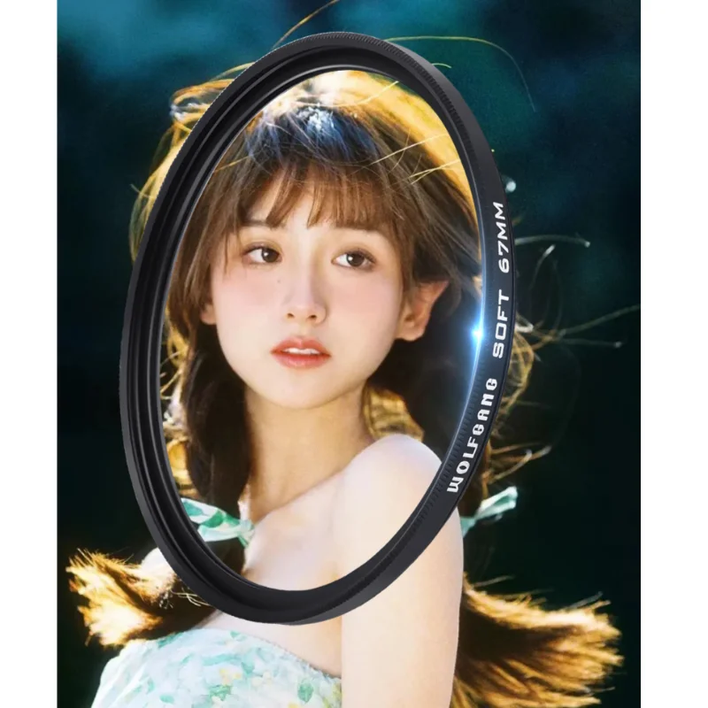 DSLR Camera Lens  Retro Soft Diffusion Filter Vintage Pro-Mist Warm Lens Filter Film Camera for Portrait Architecture Landscapes