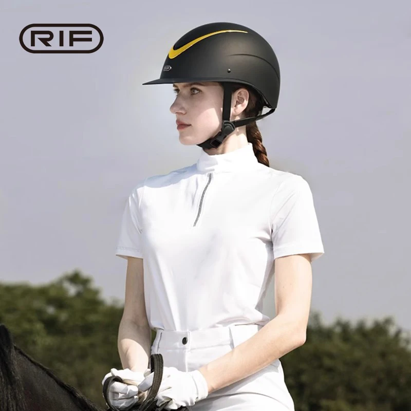Rif Equestrian Sports Helmet Kidsren's Riding Helmet Adult Cycling Helmet Sports Breathable Simple Rider Equipment Safety Helmet