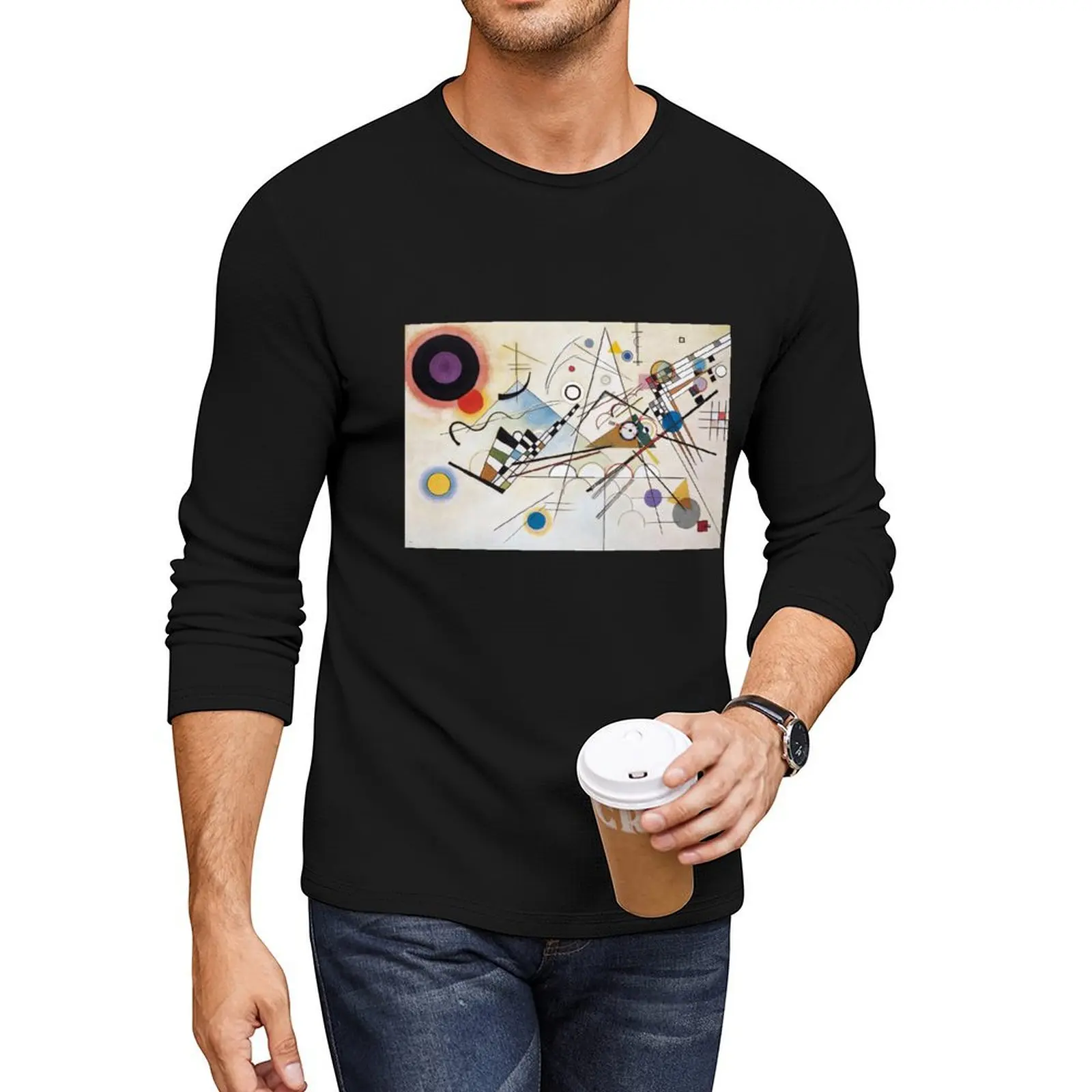 Wassily Kandinsky Composition 8 Long T-Shirt sublime t shirt tees mens graphic t-shirts pack