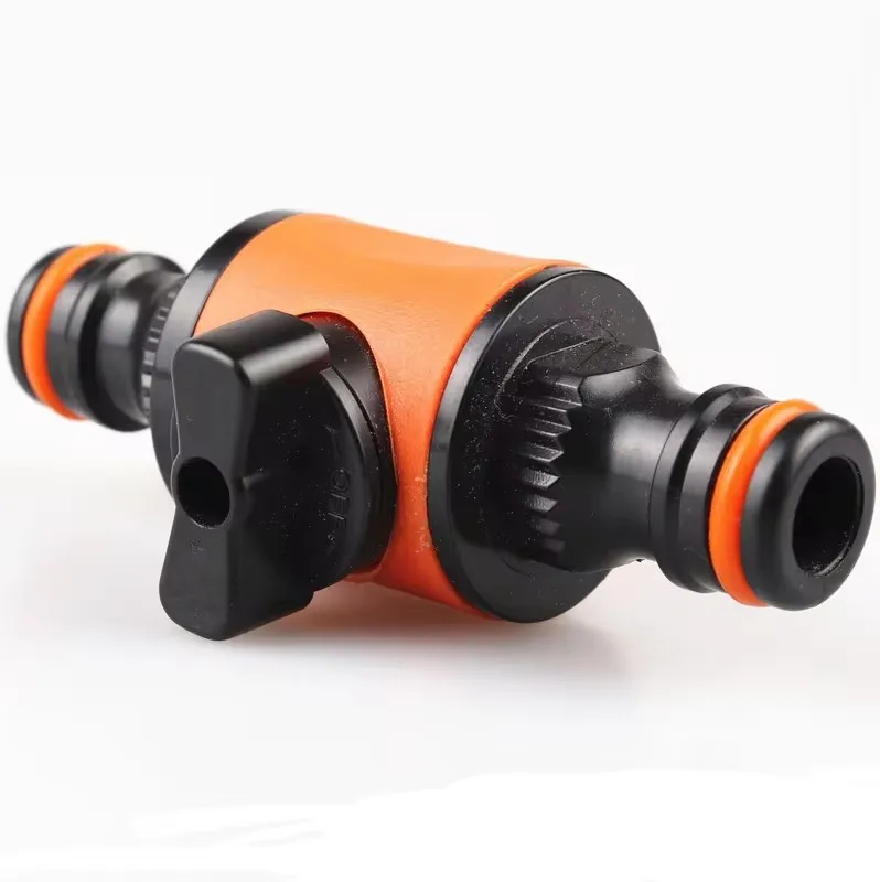 2PCS Garden Hose Pipe In-Line Faucet Tap Shut Off Valve Fitting Watering Irrigation Connector 16mm Quick Coupler Garden supplies
