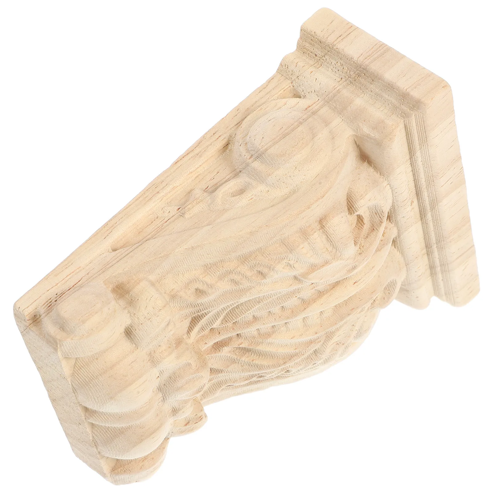 

Деревянный декоративный настенный кронштейн ручной работы в европейском винтажном стиле для внутреннего и наружного углового декора дома, рустик