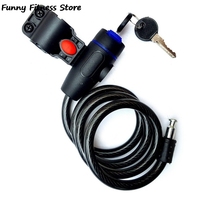 90cm Universal Anti-Theft Bicycle Lock Bike Black Cable Safety Lock Motorcycle Security Accessories With Keys Cadeado Bicicleta