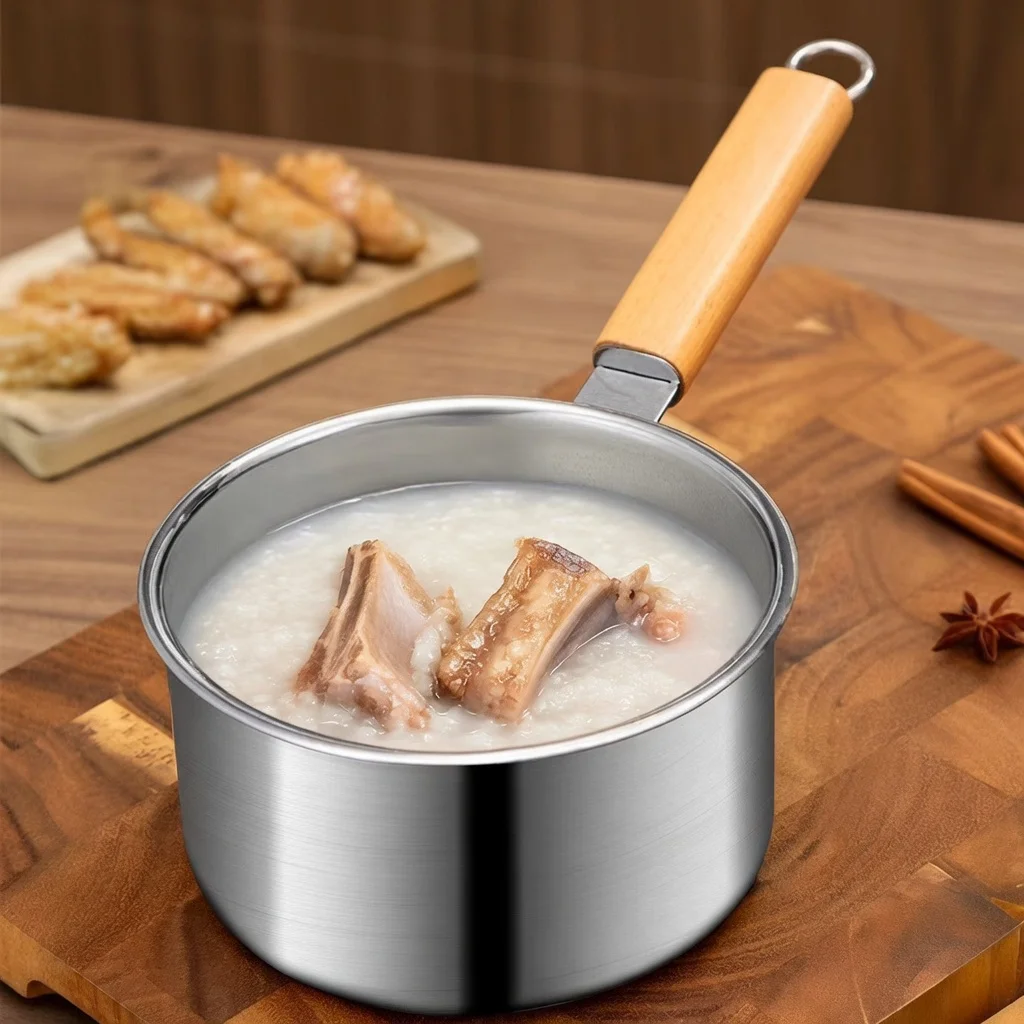 Freidora de acero inoxidable con cesta para freír, olla pequeña multifuncional, utensilio de cocina específico para freír pollo y otros alimentos.